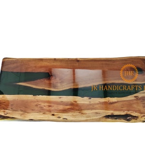 Wooden Epoxy Table / Epoxy Resin Table Top / Table Top for Family Dining / Wooden Furniture Table from India / Wooden Coffee Table Top