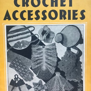 Accesorios prácticos de ganchillo Weldons de la década de 1930 4D #139 c.1938 - Adornos de ganchillo (Descarga digital de libro electrónico PDF)