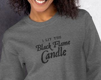 Embroidered Hocus Pocus Sweatshirt: Witchy Halloween Sleeve Design