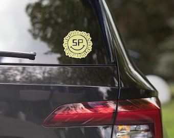 Santa Paula SP Smiling Smile Sun Bubble-Free Sticker Ventura County Ojai Ventura Oxnard South Mountain