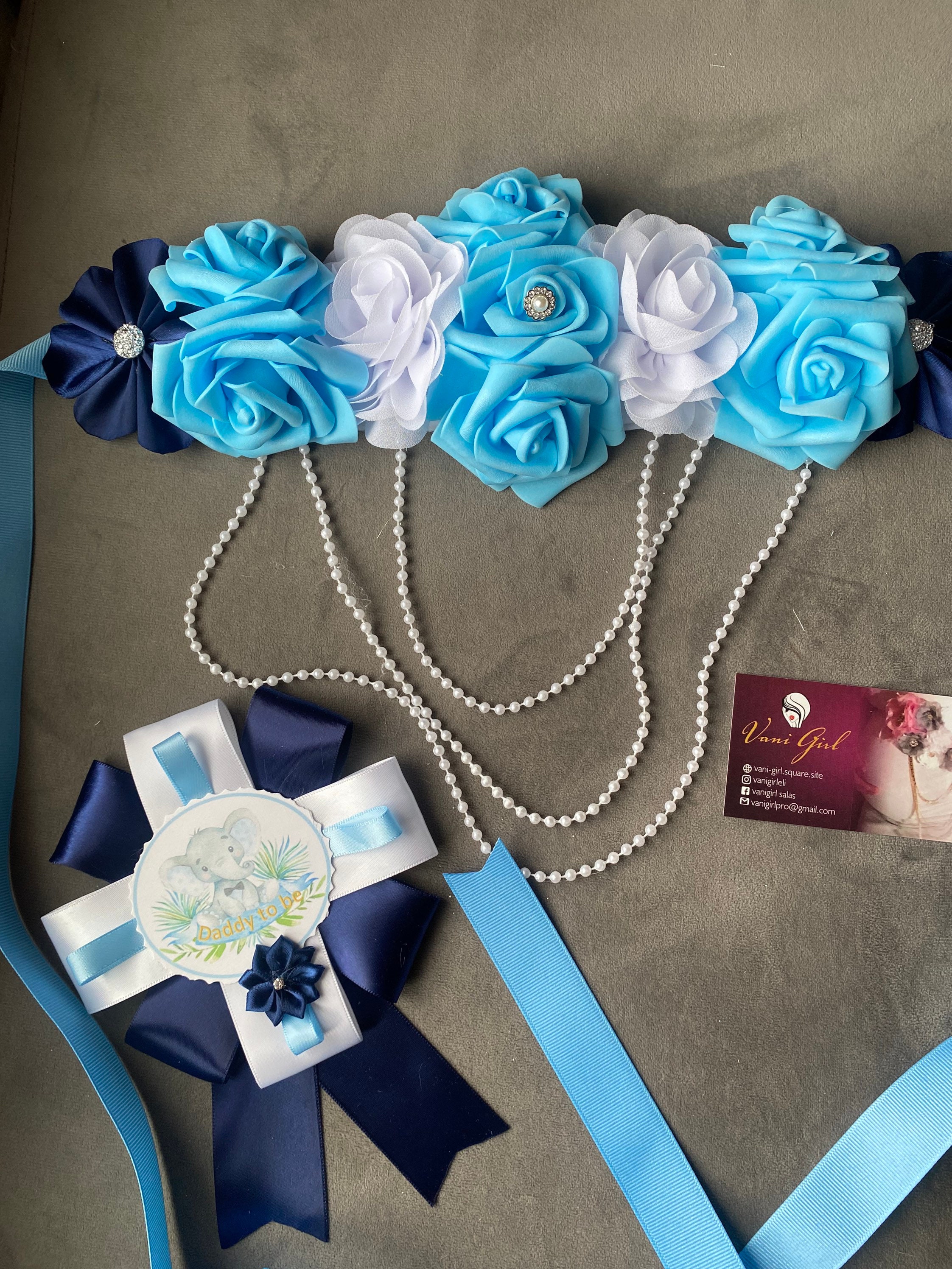 Maternity sash set 267 Etsy