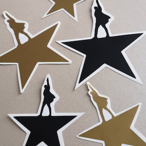Hamilton vinyl sticker Hamilton inspired decal sticker Broadway theme Musical sticker Hamilton sticker Hamilton logo Broadway inspired