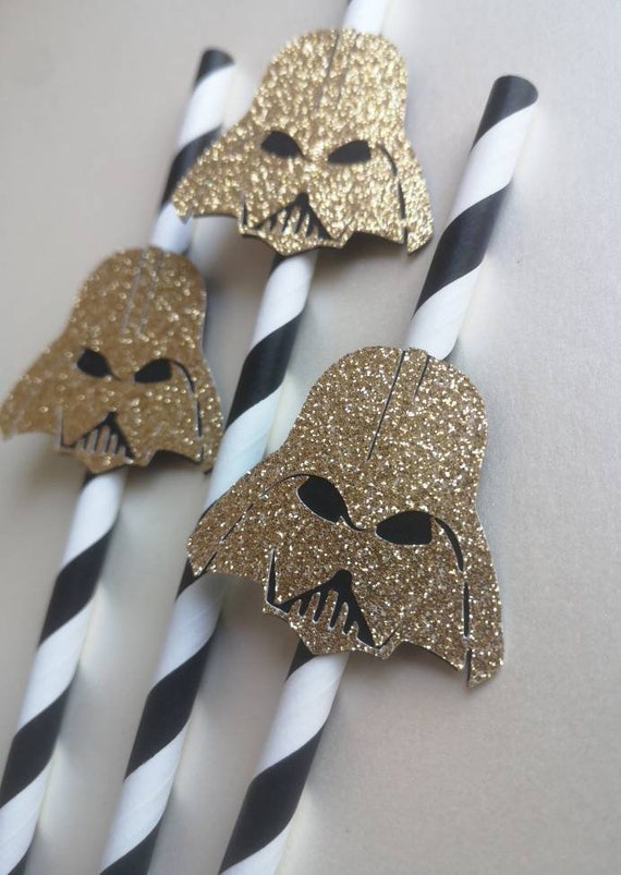 Star Wars Paper Straws Star Wars Party Straws Wars Birthday Star Wars  Decoration Star Wars Party 10 Straws 