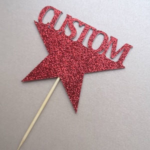 Name auf Topper * Geburtstagsparty * Personalisierter Cupcake Topper * Geburtstag Namen auf Topper * Geburtstags-Party