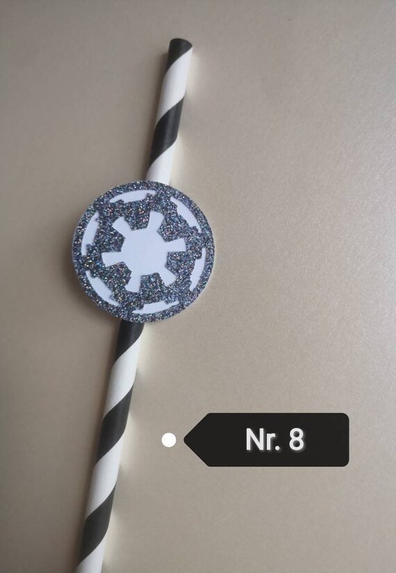 Star Wars Paper Straws Star Wars Party Straws Wars Birthday Star Wars  Decoration Star Wars Party 10 Straws 