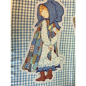 Holly Hobbie Doll Butterfly Cut  Sew Cotton Fabric Panel SPX Fabrics  24"X44"