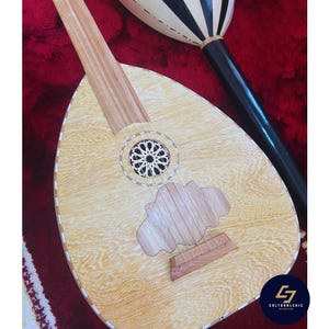 Großes OUD Laute Musikinstrument mit 11 Melodien, handgefertigtes professionelles Oud Plus Case, professionelle Qualität, ideal für Anfänger