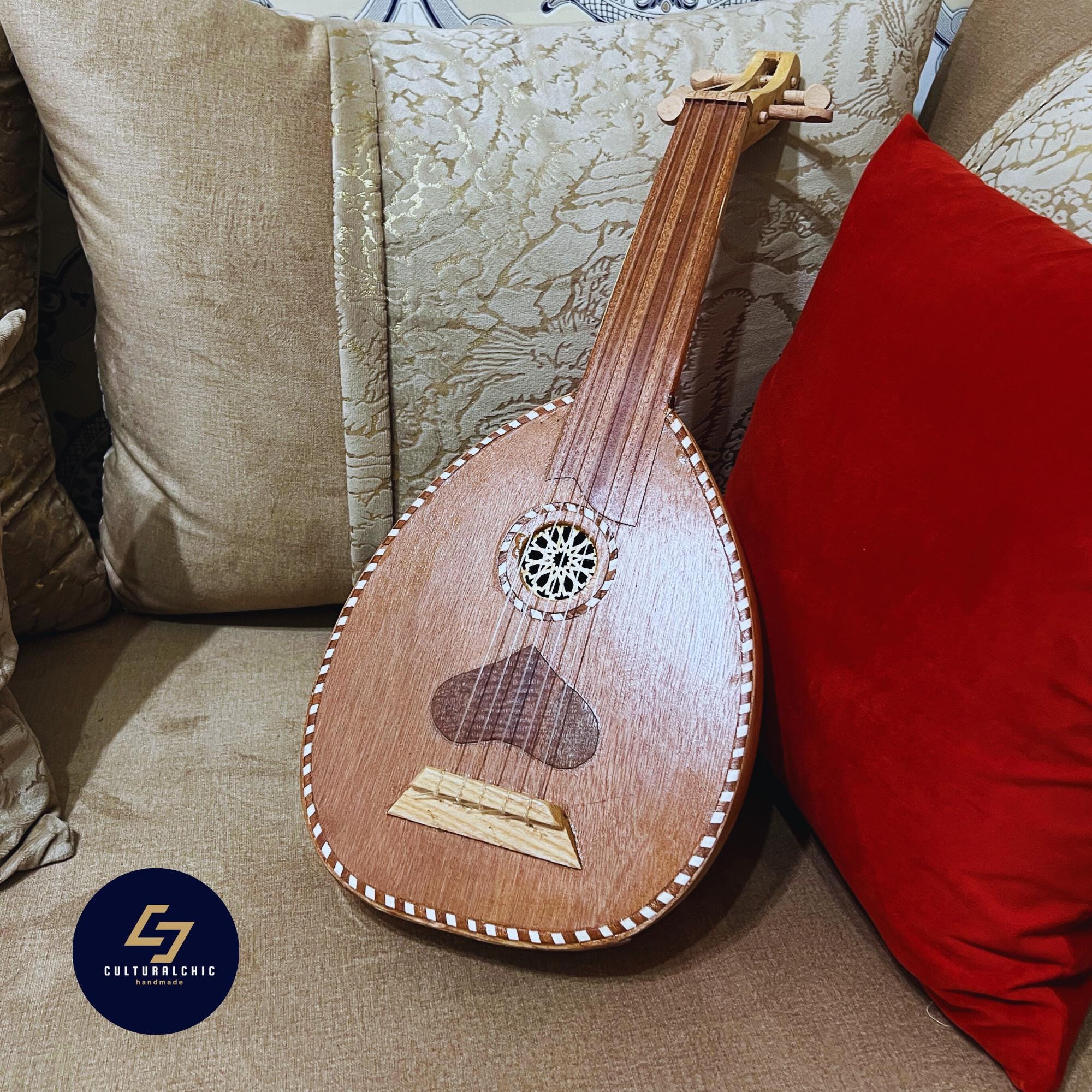 Étui Rigide Pour Oud (Instrument à Cordes) - Protection De Voyage - Avec Bretelles & Poches