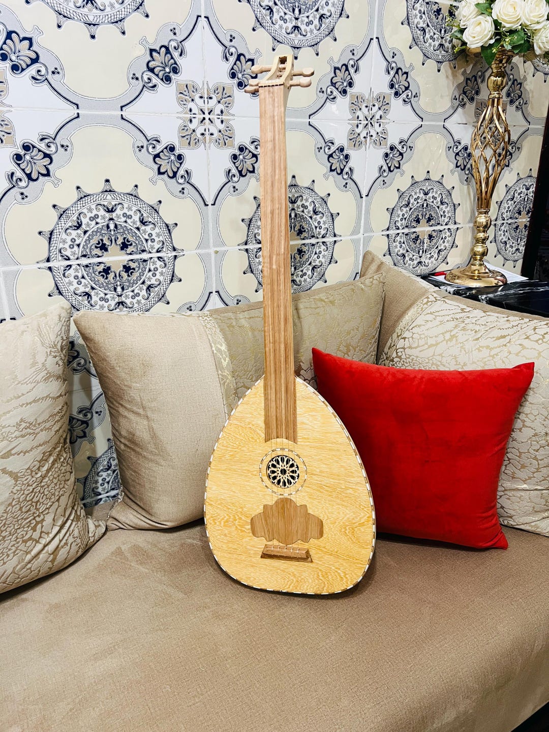 Traditional 5-string Oud – Handmade Arabic String Instrument - Etsy