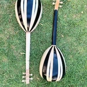 Traditional Arabic Oud – Handmade 5-String Lute, Professional Wood Musical Instrument
