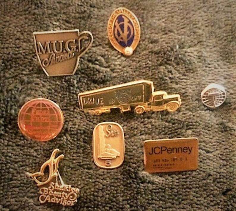 Employee Lapel Pins Award Pin Backs Collectors McDonald's Etsy
