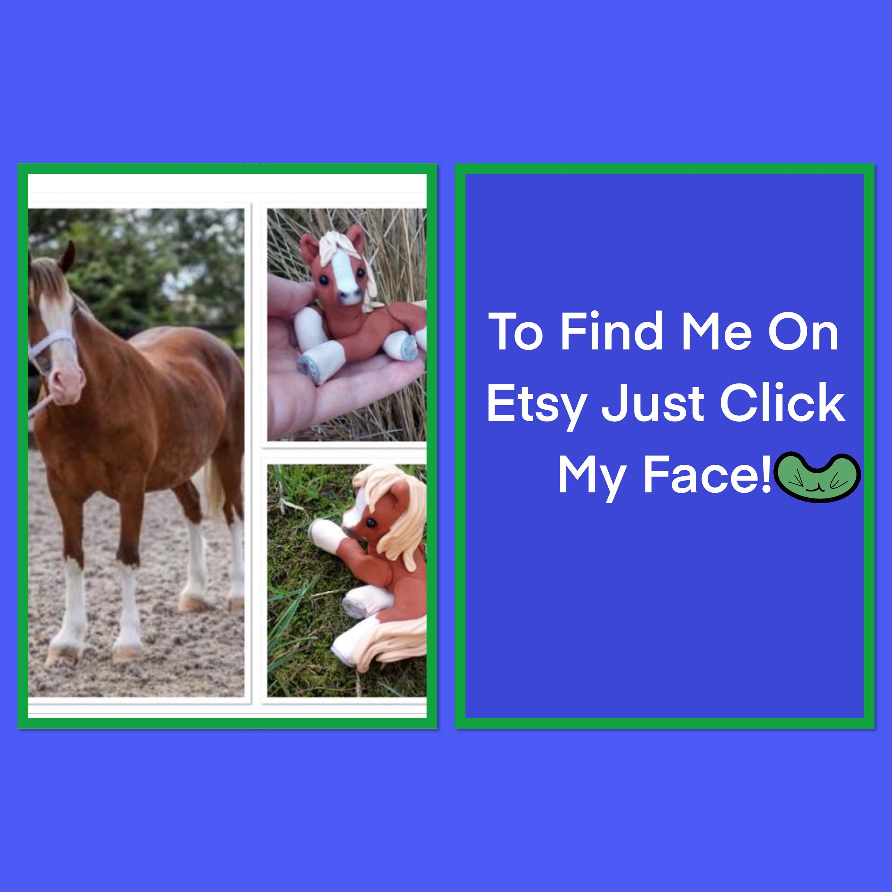 Custom horse Figurine made from polymer clay perfect horse Etsy