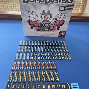 Bomb Busters Plastic Wire Tiles + Info Tokens