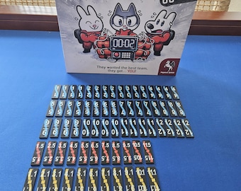 Plastic draadtegels Bomb Busters + infomunten