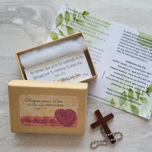Inspirerende bijbelverskaarten in het Spaans en Engels, doos met 60 schriftgeheugenkaarten, christelijk tweetalig christelijk geschenk, gebedsbijbel