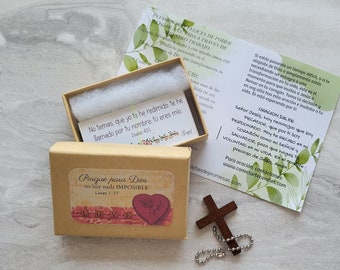 Bilingual encouragement bible verses cards, 60 scripture cards box, prayer cards, Christian gift, bible cards, bilingual verses