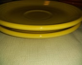 Set of 2 Fiestaware Saucers. Choice of Colors. Homer Laughlin Made in USA