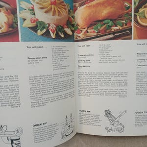 Vintage 1974 American Culinary Society's All Color Cookbook Over 300 Recipes and Cooking Tips Hardcover image 7