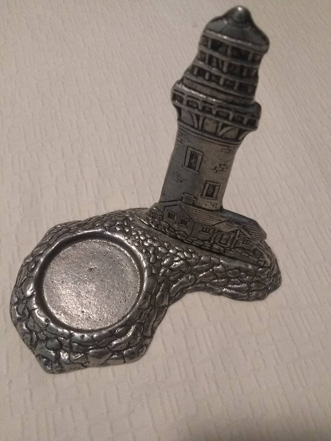 Carson Statesmetal Pewter Lighthouse Candleholder Freeport PA Etsy.de