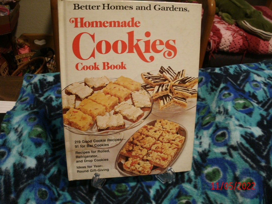 Vintage 1975 Cookbook Better Homes and Gardens Homemade Cookies Cook
