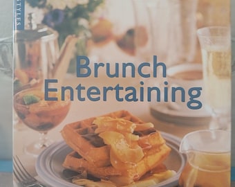 1999 Williams Sonoma Lifestyles Brunch Entertaining Cookbook  Time-Life Books Hardcover with Dustjacket and Photos
