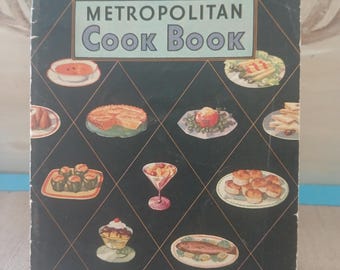 Vintage 1950s Cookbook: Metropolitan Cook Book By Metropolitan Life Insurance Company Rare