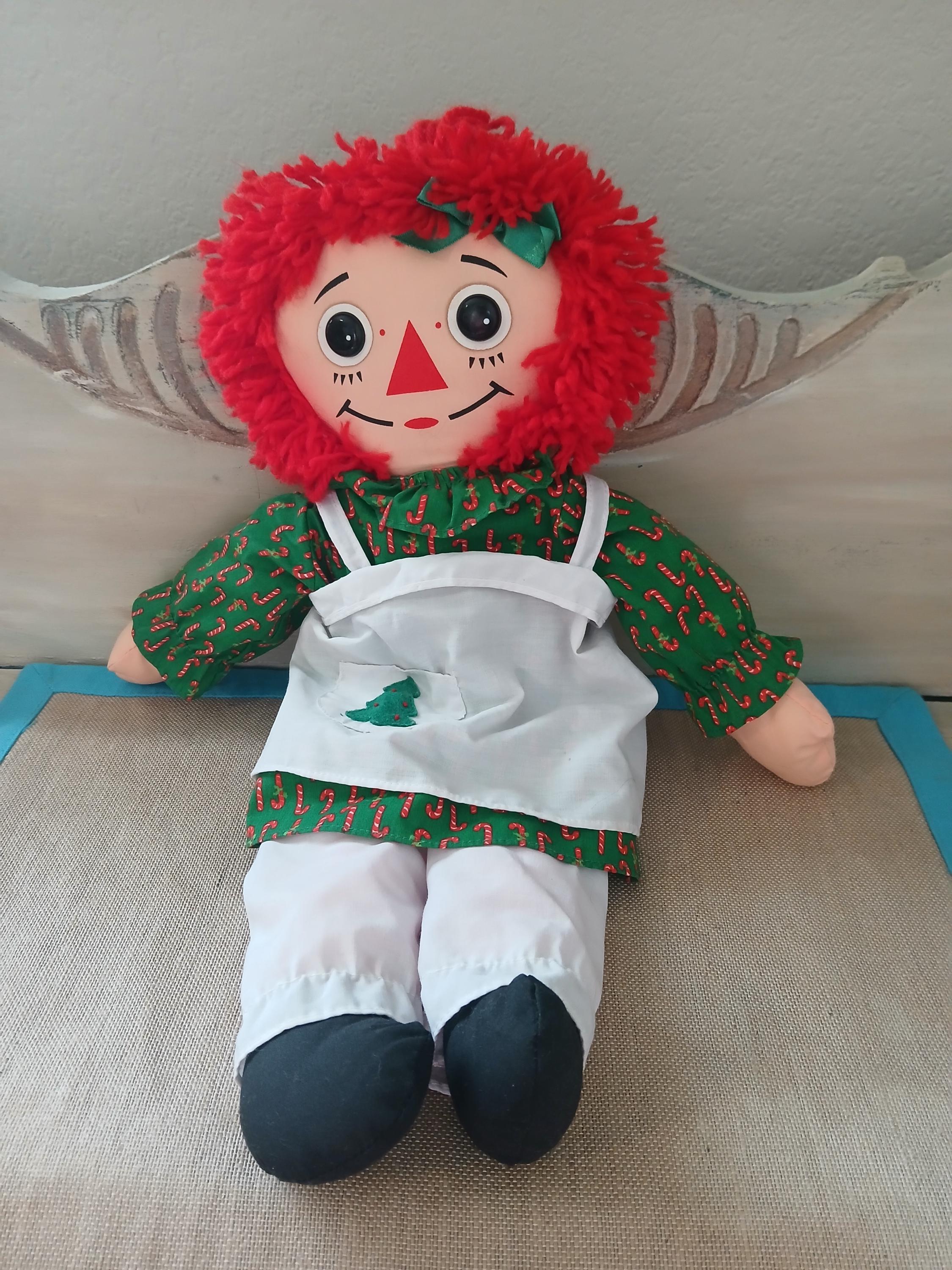 Green Dress Rag Doll - Etsy