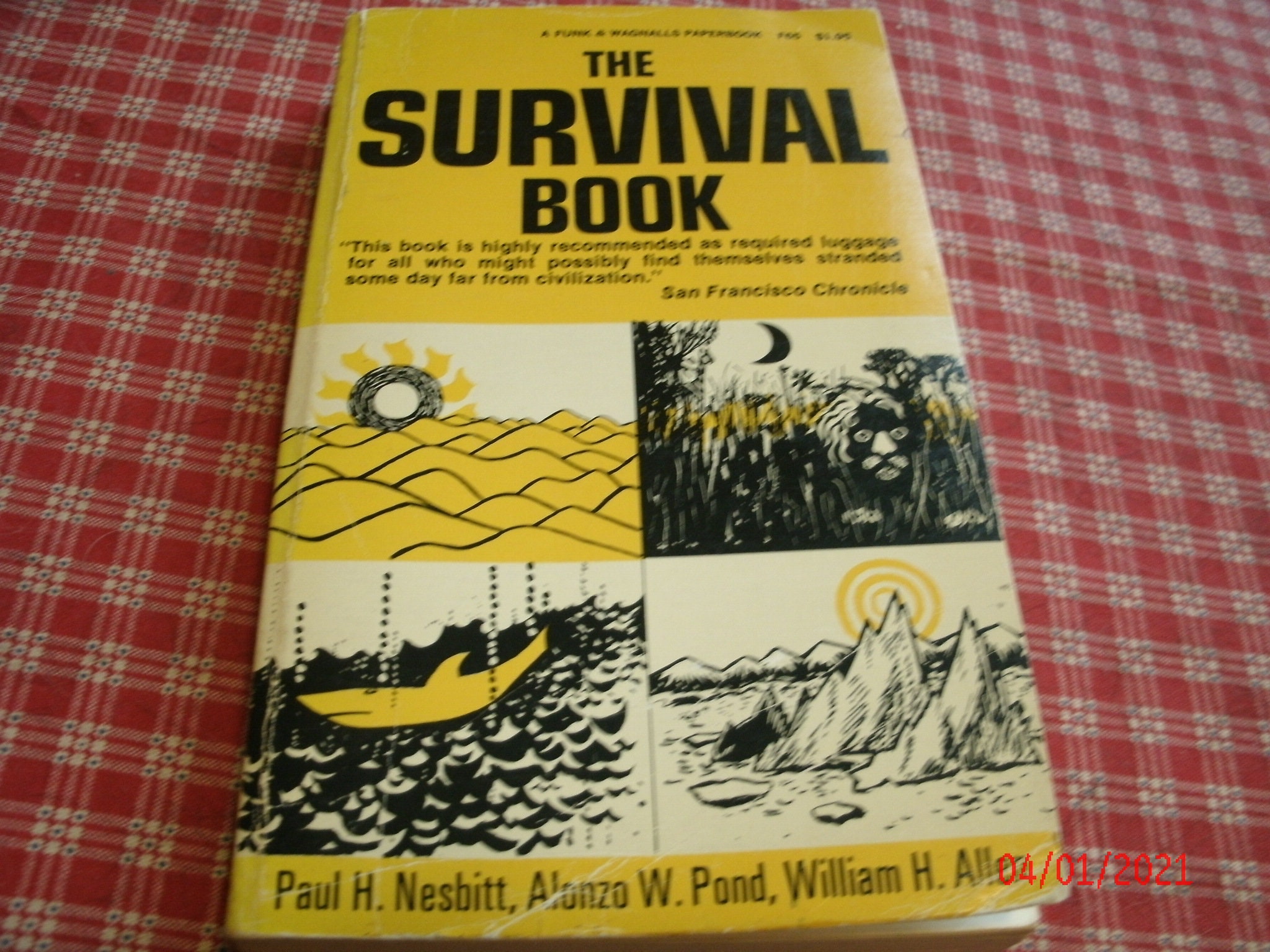 Vintage 1968 Book The Survival Book By Paul H. Nesbitt Etsy