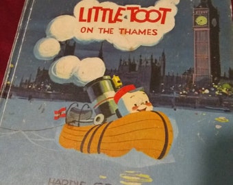 Vintage 1964 Children's Book: Little Toot On The Thames by Hardie Gramatky