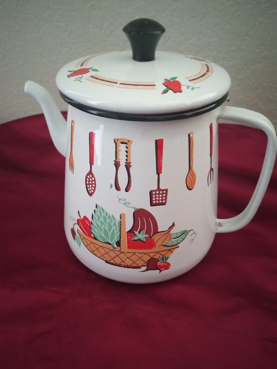 Vintage Enamelware Pendleton Camp Enamelware Dishes Tepee Camp