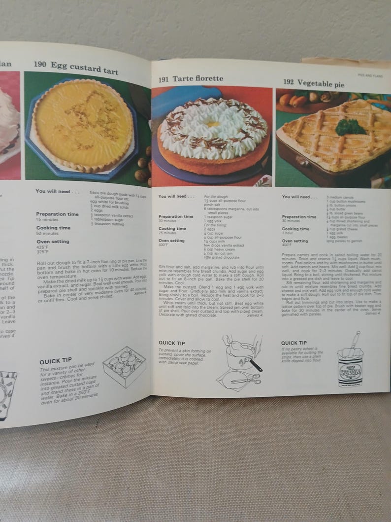 Vintage 1974 American Culinary Society's All Color Cookbook Over 300 Recipes and Cooking Tips Hardcover image 3