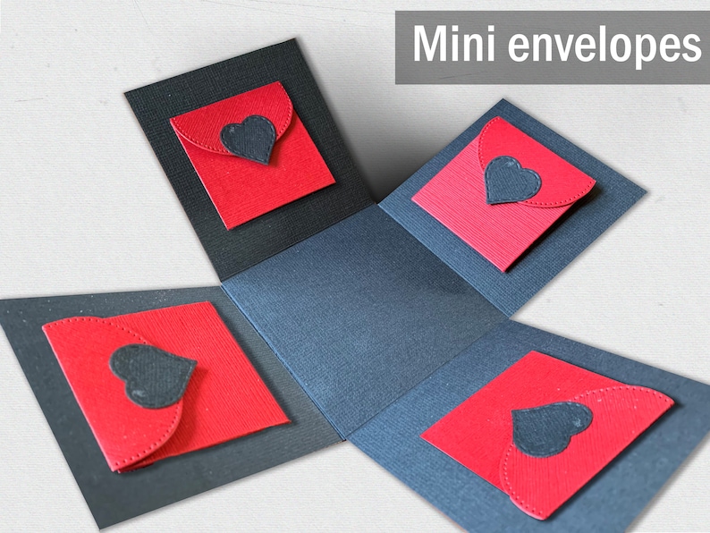 Embellishments for DIY Explosion Box Greeting card Etsy