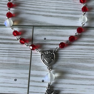 Two Hearts Chaplet, Chaplet, Sacred Heart, Immaculate Heart, Catholic Gift, Catholic, Gifts for Her, Gifts for Him, Our Lady