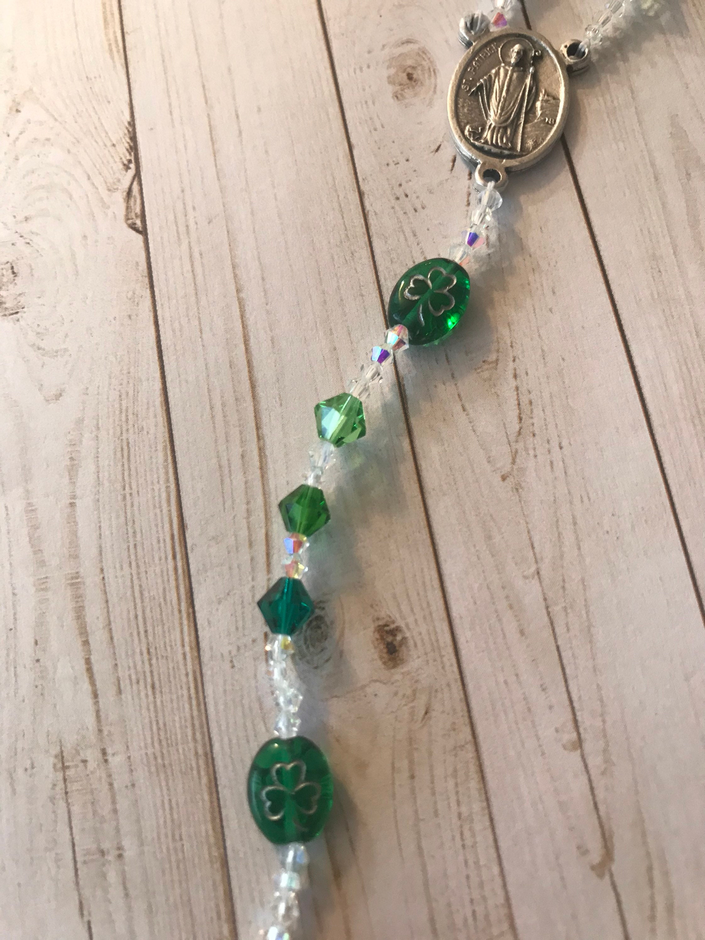 Green Rosary Catholic Rosary Rosary Rosaries First | Etsy