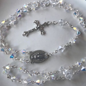 Birthstone Rosary: Preciosa Crystal Catholic Prayer Beads