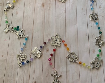Stations of the Cross Chaplet: Preciosa Crystal Lent Rosary