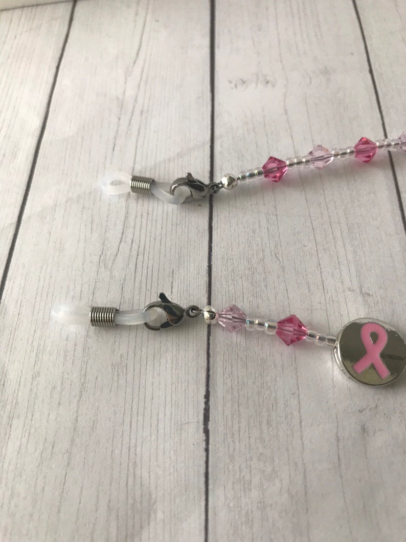 Mask Lanyard, Lanyard Breast Cancer Awareness Office Accessories Reading Glasses Chain Mask Holder Eyeglass Chain Teacher Gift