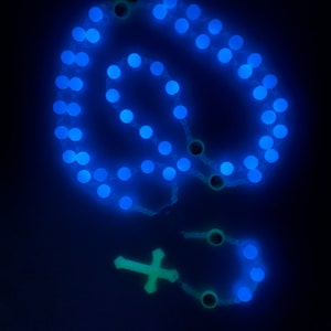 Glow in the dark Rosary, Child’s Rosary, Rosary, Catholic Rosary, Rosaries, Gifts for Her, Catholic Gifts, Catholic, Glow, Gift for Children