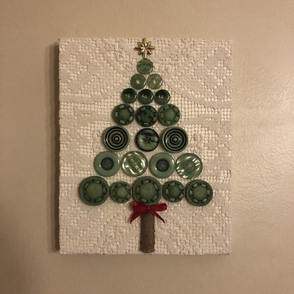 Button Tree Art - Etsy