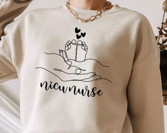 NICU Nurse Crewneck Sweatshirt: Neonatal Intensive Care Unit