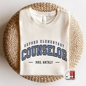 Customized School Counselor Shirt, School Counselor Tee, Counselor Shirt, Gift for School Counselor, School Counselor Gift, Counselor Gift.