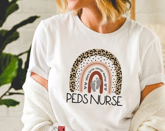 Pediatric Nurse Accessory Pouch Pediatric Nursing Nurse Appreciation Peds Nurse Gift Leopard PEDS Nursing School Grad Gift for Nurses