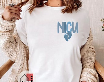 T-shirt d'infirmière en soins intensifs néonatals : T-shirt pour unité de soins intensifs néonatals