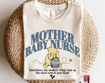 Mother Baby Nurse Shirt, Postpartum Nurse Gift, Baby Nurse Shirt, Nursing Grad RN Gifts, Baby Nurse T-Shirt, OB Nurse Crewneck, L&D.