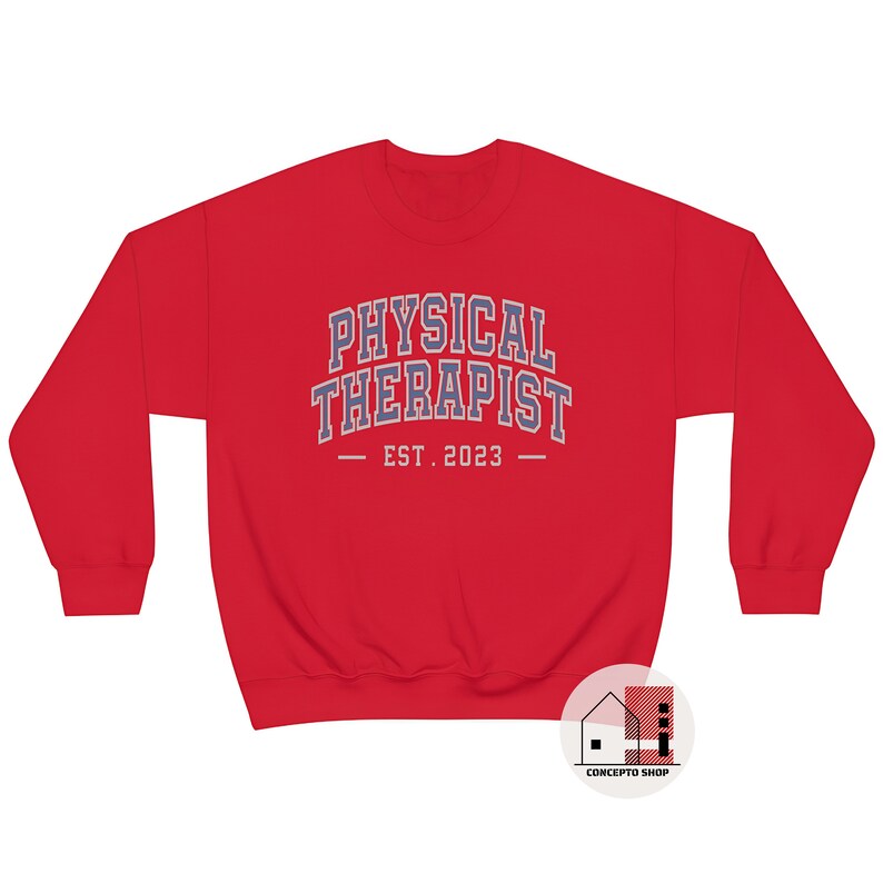 Customized Physical Therapist Sweatshirt Physical Therapist Etsy