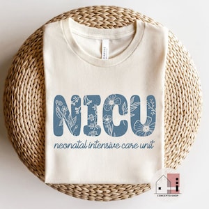 Wildflower NICU Nurse T-Shirt: Neonatal Intensive Care Unit Tee