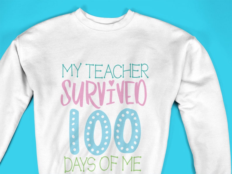 Outfit 100 Days Of School Girls 100 days of school Sweatshirt Personalized 100 Days Of School Shirt Shirt For Girls 100 Days of School
