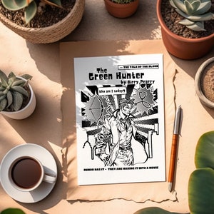 The Green Hunter - Coloring Page