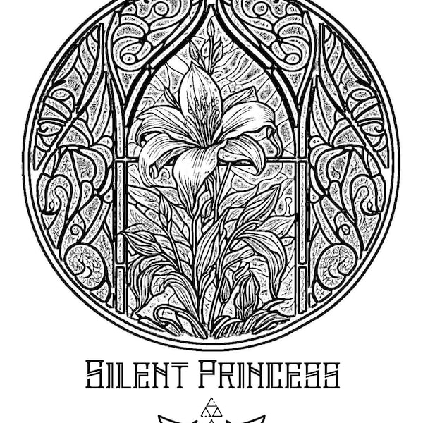 Silent Princess - Coloring Page