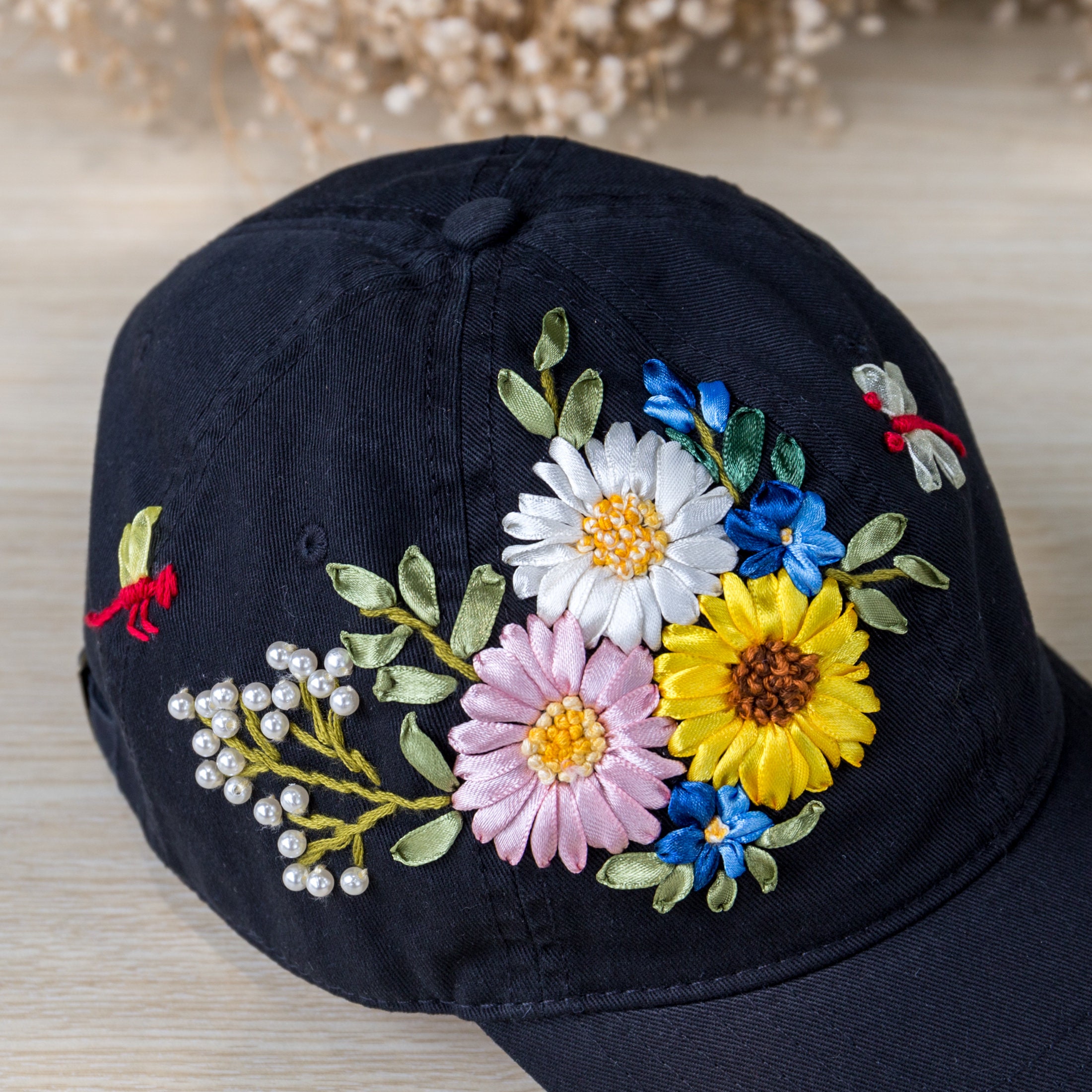 Generisch Casquette De Baseball Pour Femme Avec Imprimé Floral Pour L'été Chapeau Réglable Avec Visière Motif étoiles, Lilas, Taille Unique